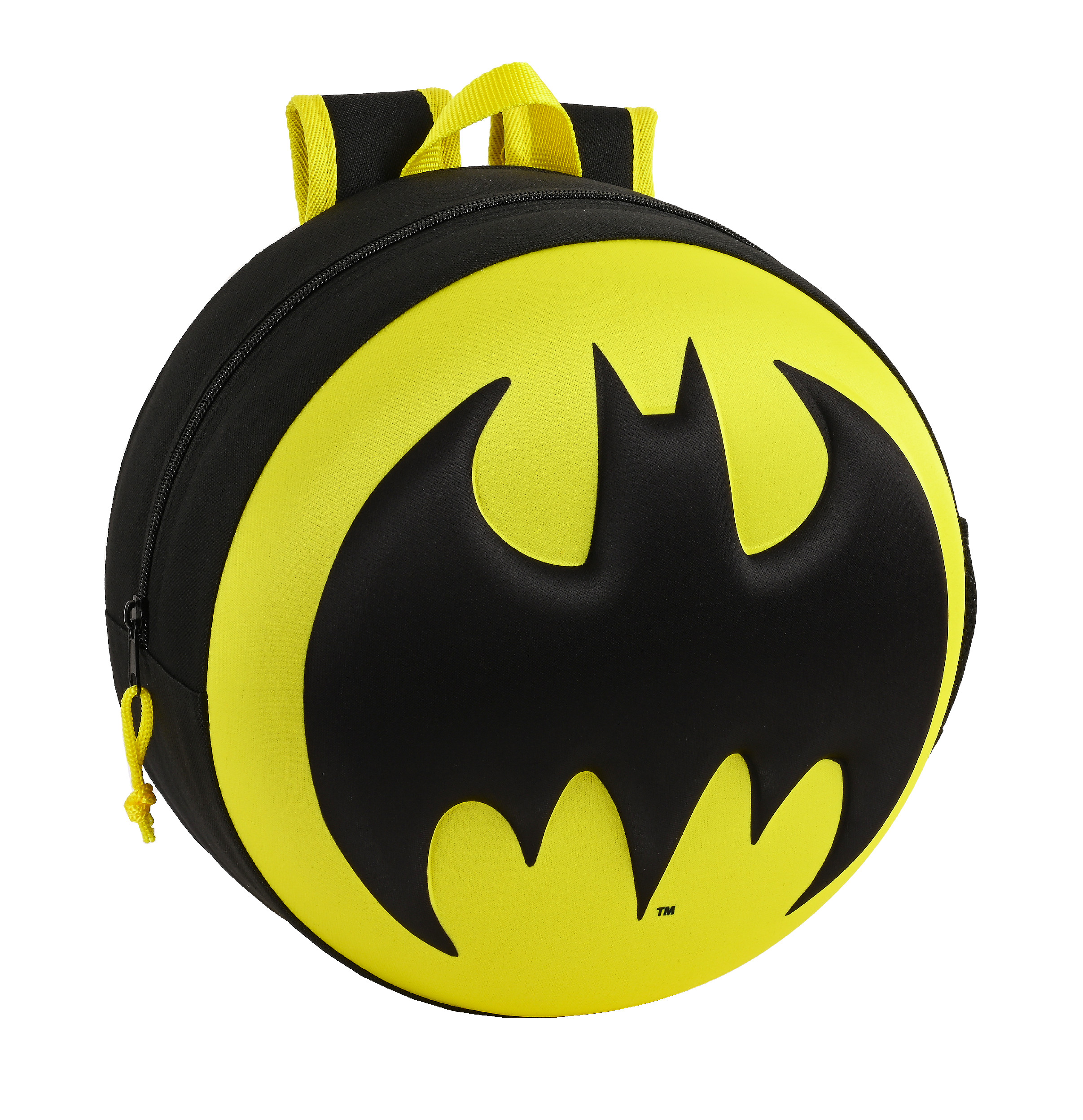 E-shop Safta Batman predškolský batôžtek okrúhly 3D - žlto čierny - 31 cm