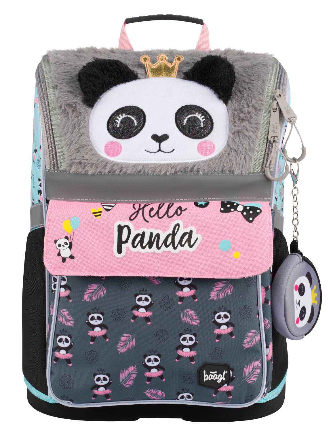 Baagl školská aktovka Zippy Panda A-7699 - 18L