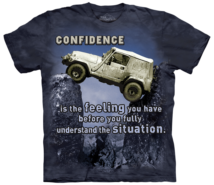 E-shop Pánske batikované tričko The Mountain - Jeep- čierne