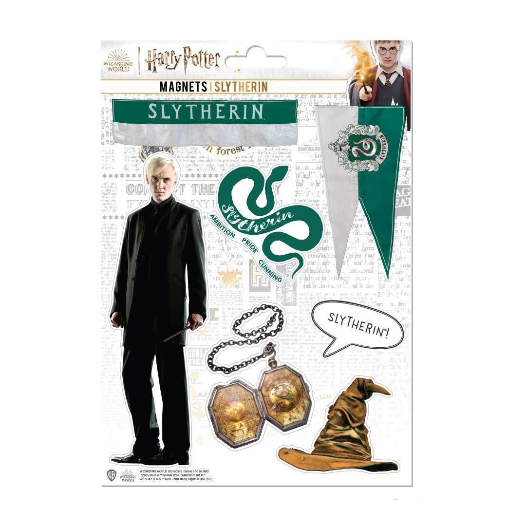 E-shop Wizarding World Harry Potter Sada 6 kusov magnetiek SLYTHERIN (Slizolin) Harry Potter - MAP5022