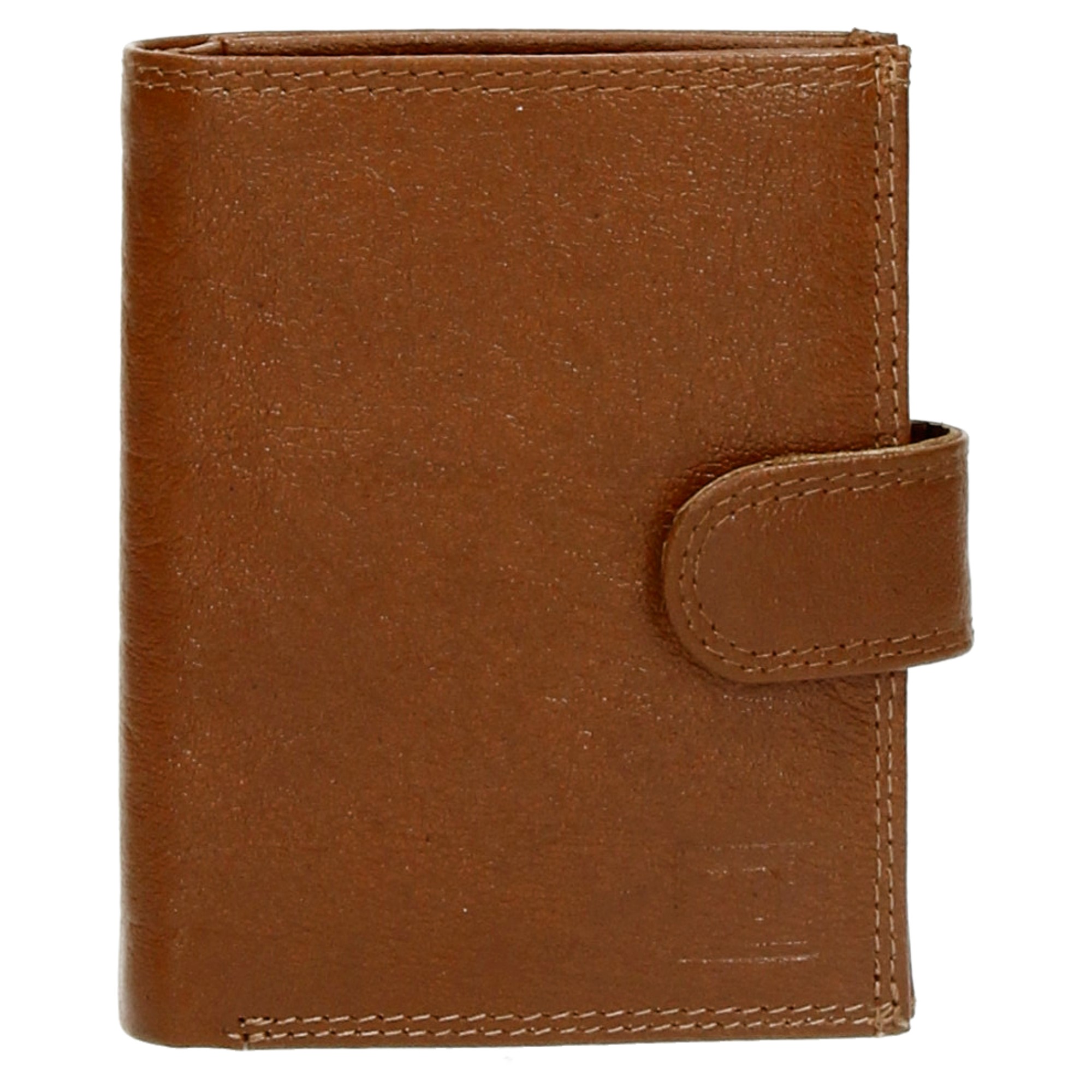 E-shop Kožená peňaženka Double-d s prackou - hnedá