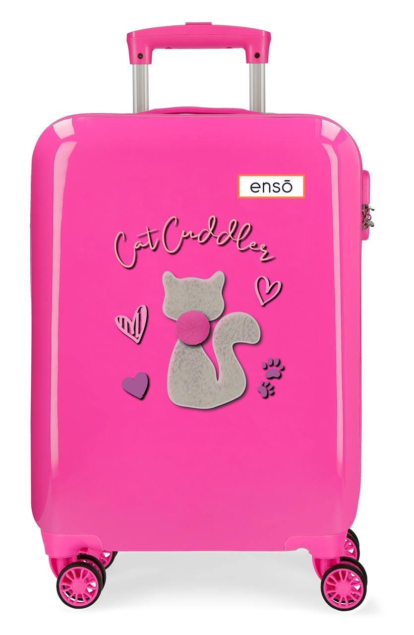 E-shop Enso detský kufor ABS na kolieskach Cat Cuddler 55 cm - 41L