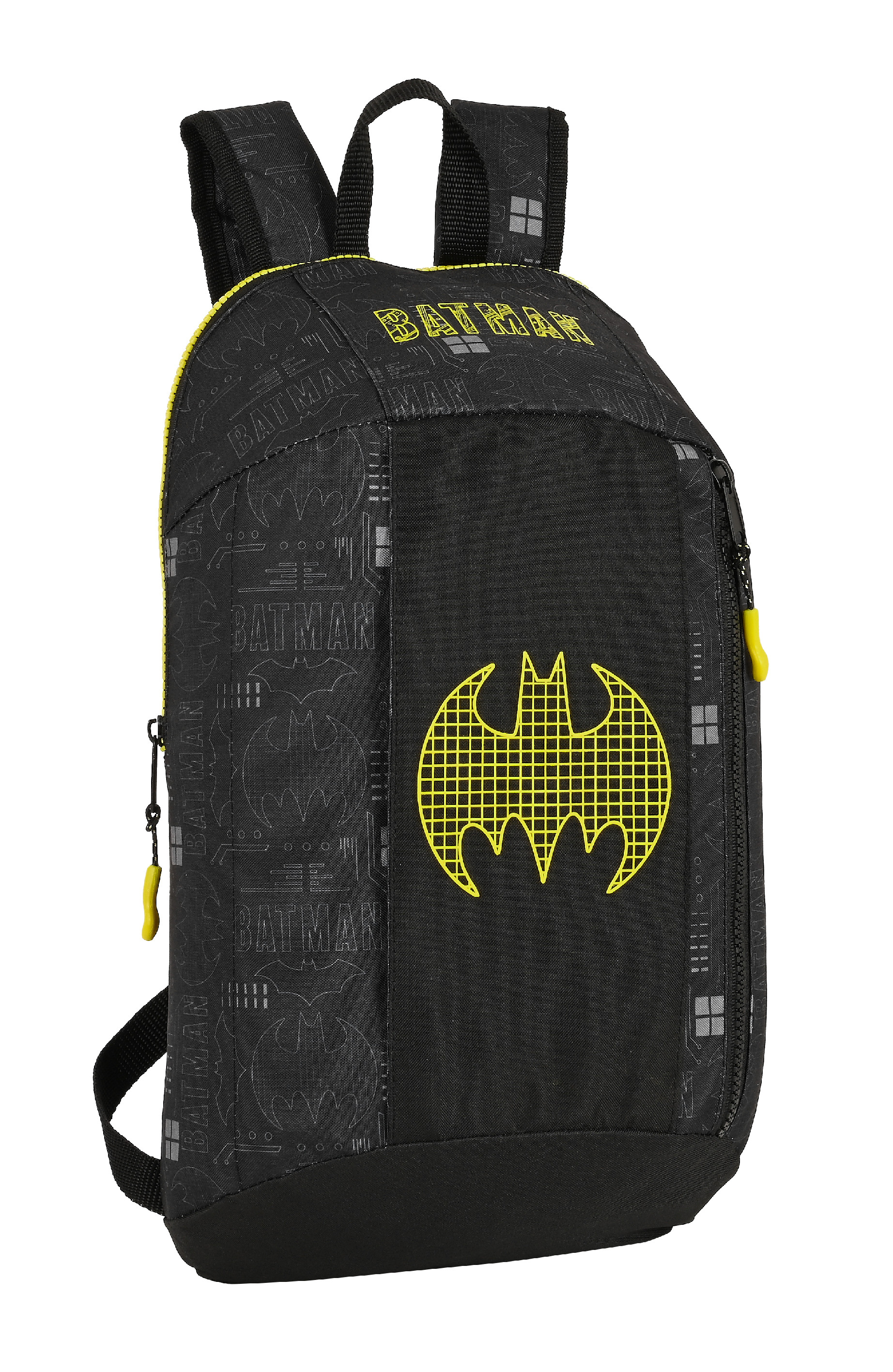 E-shop Safta Batman Comix úzky mini batoh 8,5 L - čierno žltý