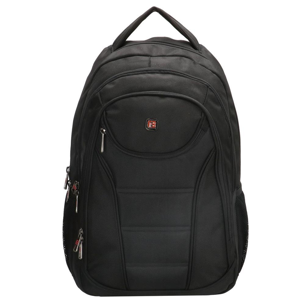 Enrico Benetti trojkomorový laptop batoh 39L - čierny - 17