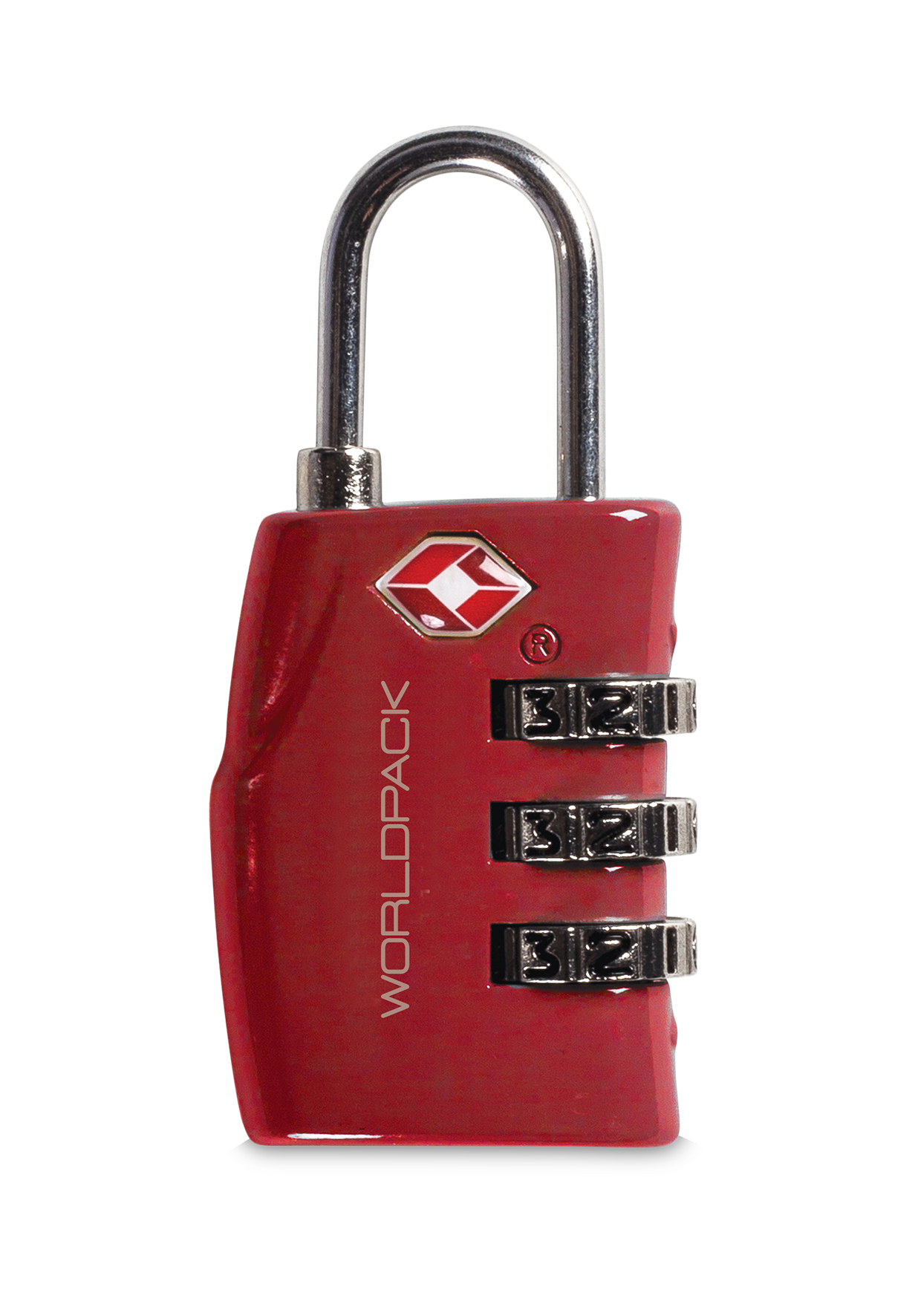 WORLDPACK TSA zámok na batožinu - červený