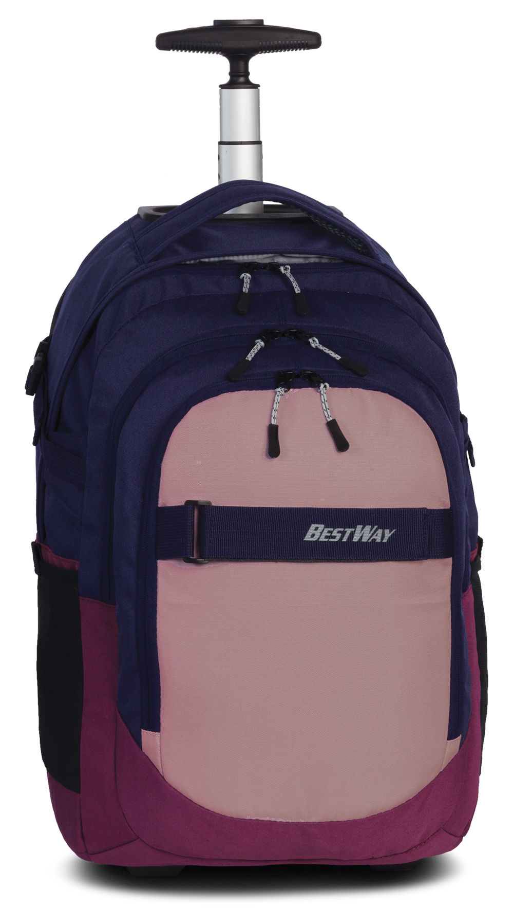 BestWay Evolution Roller batoh na kolieskach 21L - modro ružový