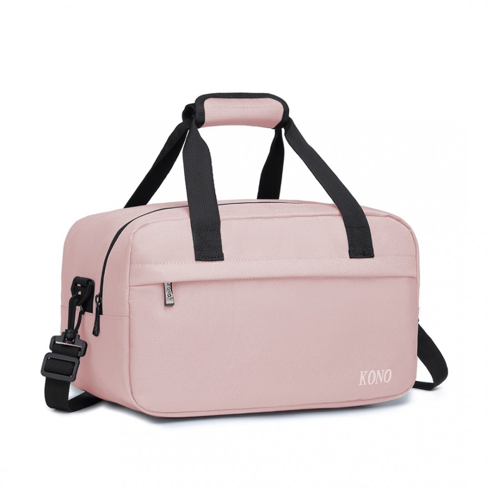 KONO Malá multifunkčná unisex taška KONO Drill - ružová / 13L