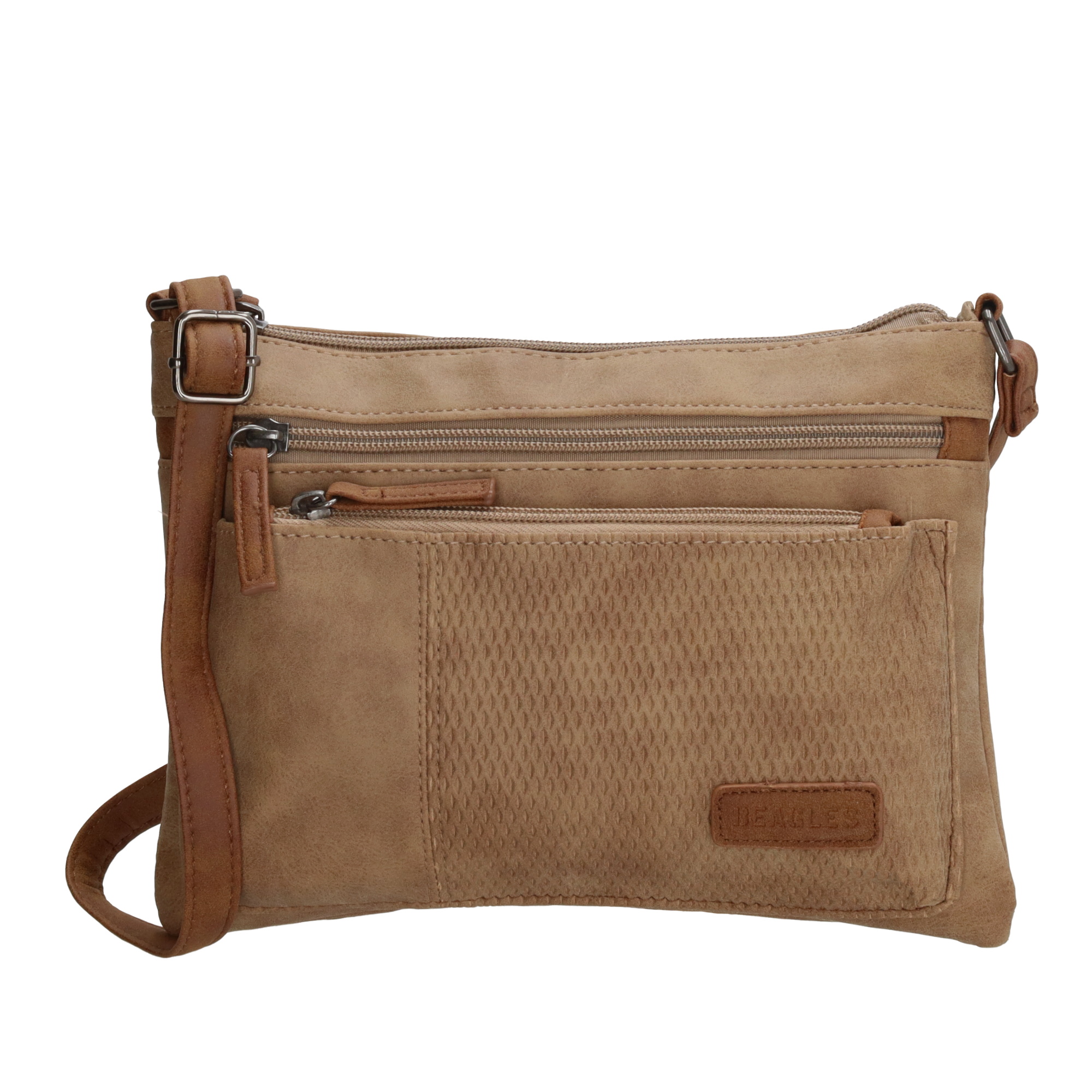 Beagles Brunete dámska crossbody kabelka 24 cm - taupe