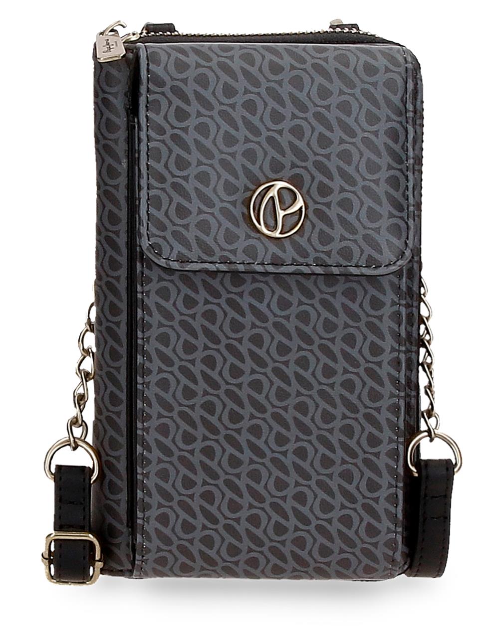 Pepe Jeans Megan crossbody peňaženka na mobil - čierna