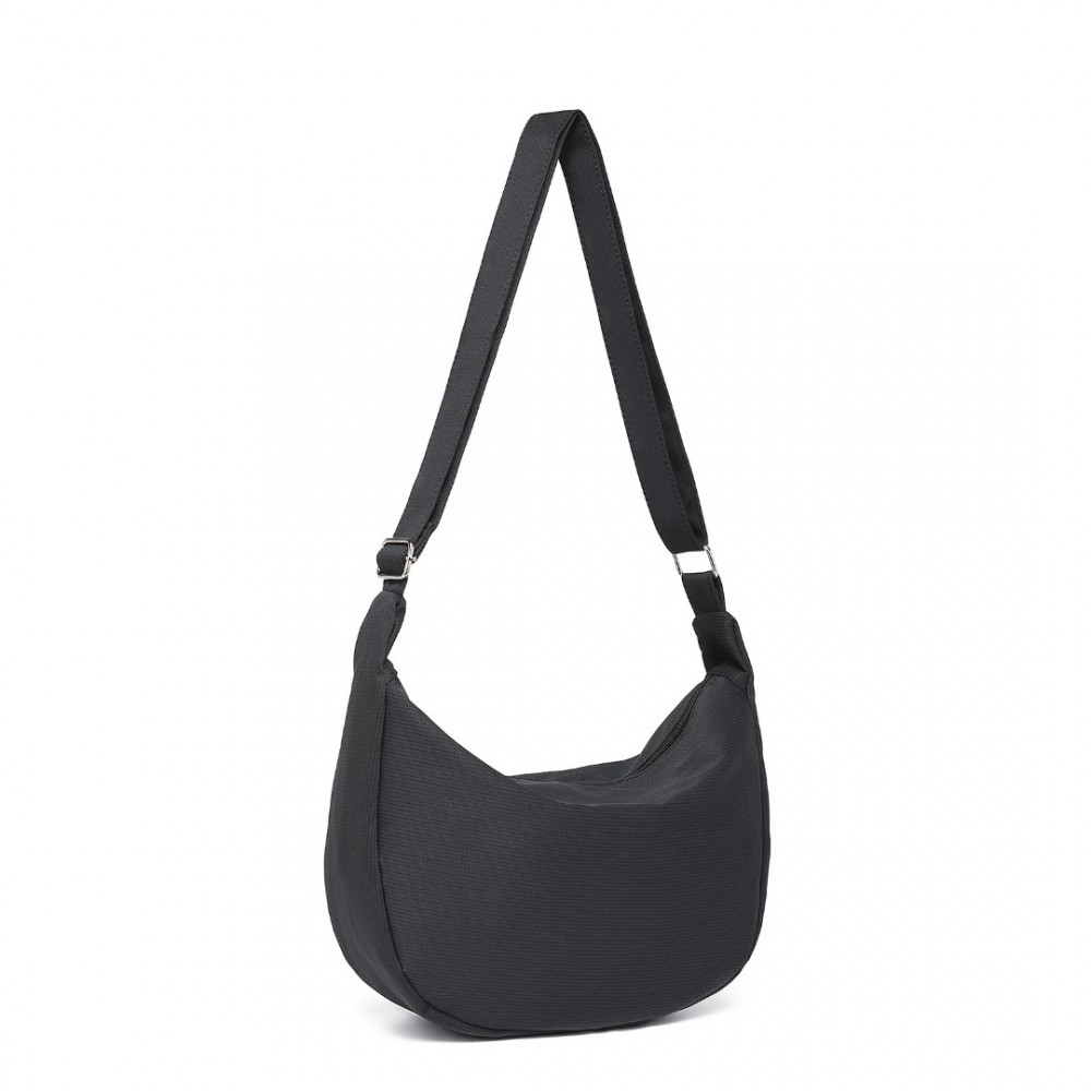 Miss Lulu dámska Casual Crossbody látková taška - čierna