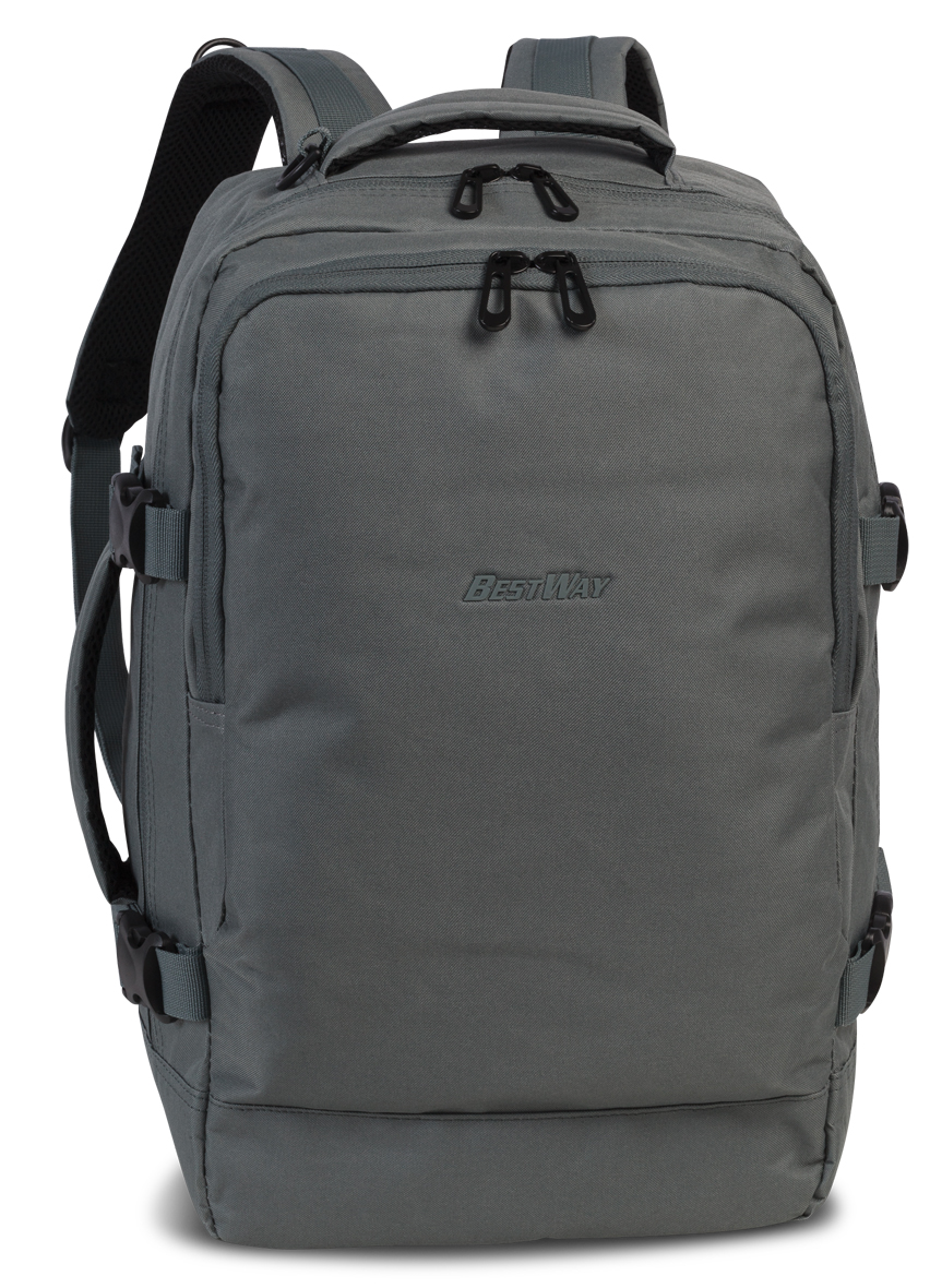 BestWay cestovný batoh Cabin pre small 300D, 25x40x20 cm - tmavo sivý - 20L