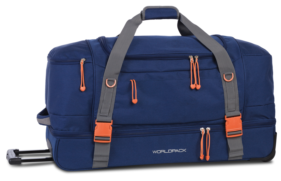 WORLDPACK Diamond cestovná taška na kolieskach - 95L - modrá