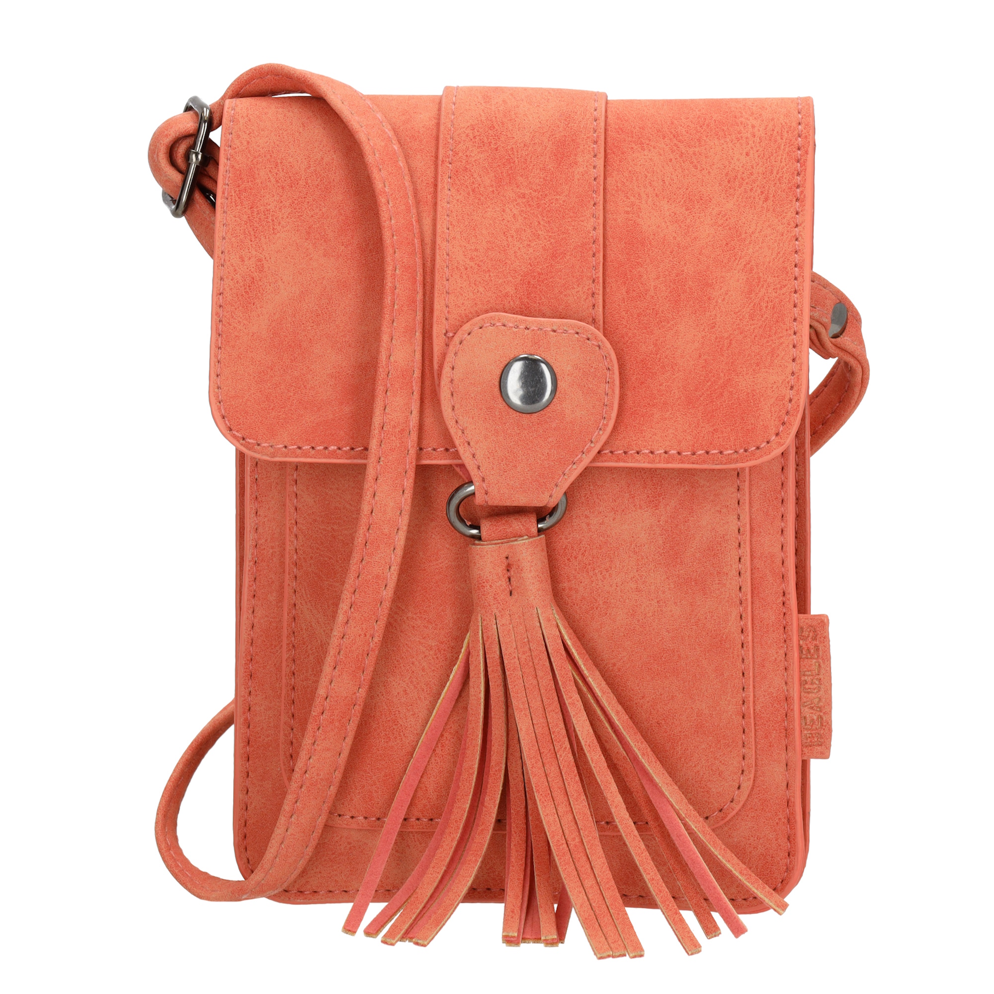 Crossbody taška na telefón Beagles Carral - marhulová