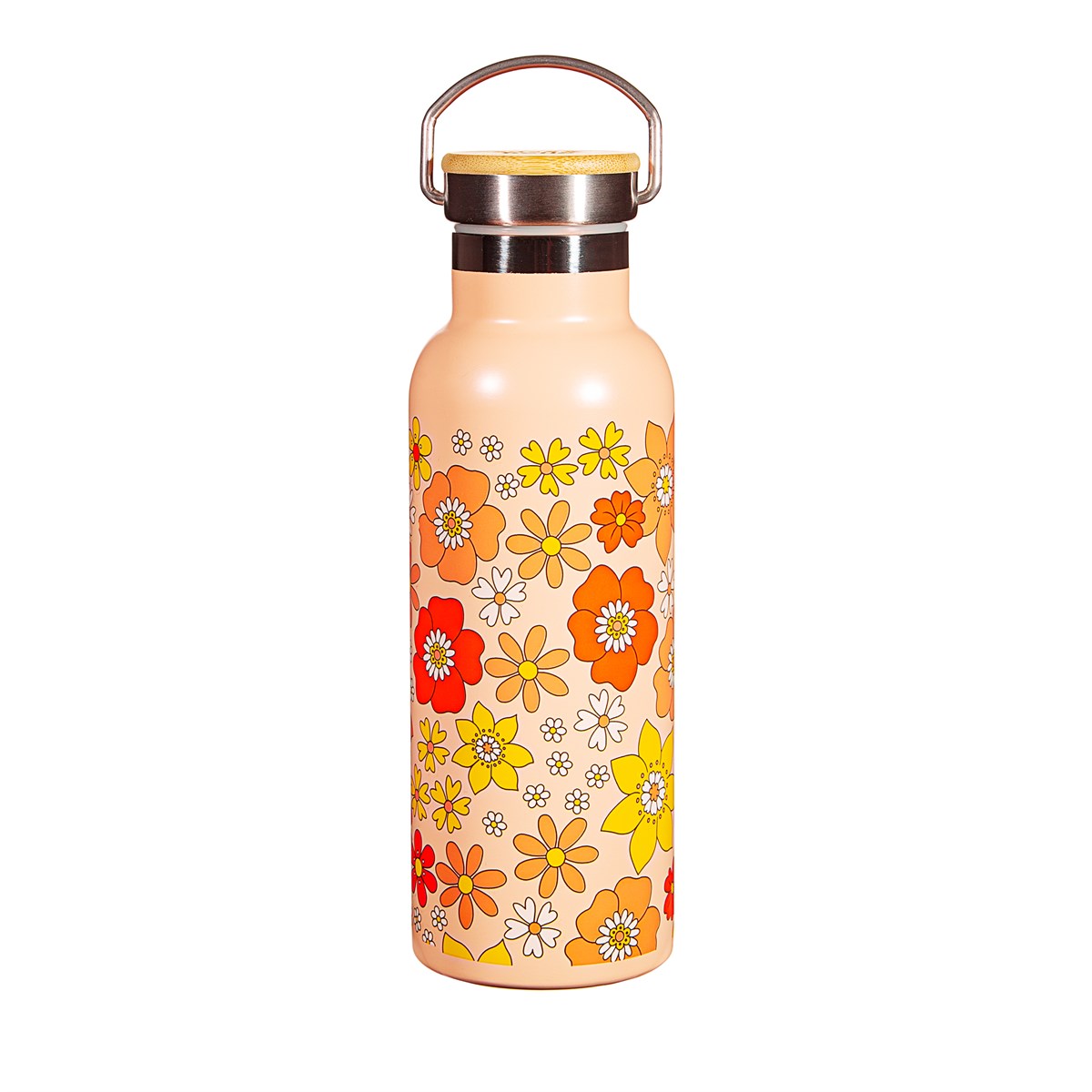 sass-belle Sass & Belle nerezová fľaša na vodu 70s Floral - 500ml