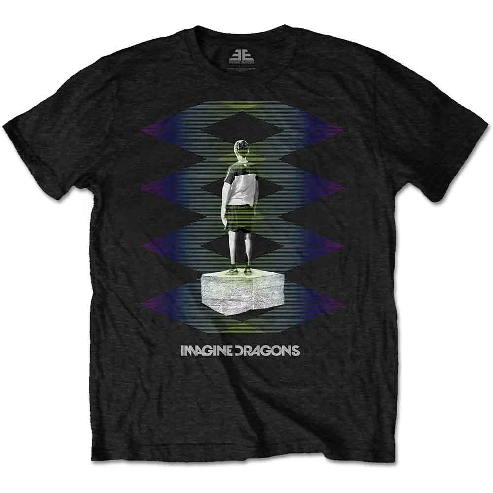 RockOff Imagine Dragons unisex tričko : Zig Zag - čierna Veľkosť: S