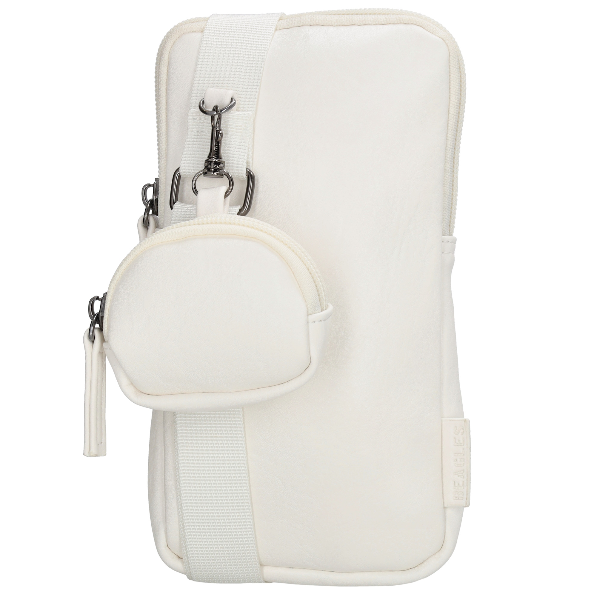 Beagles Ferro crossbody taška na mobil - biela
