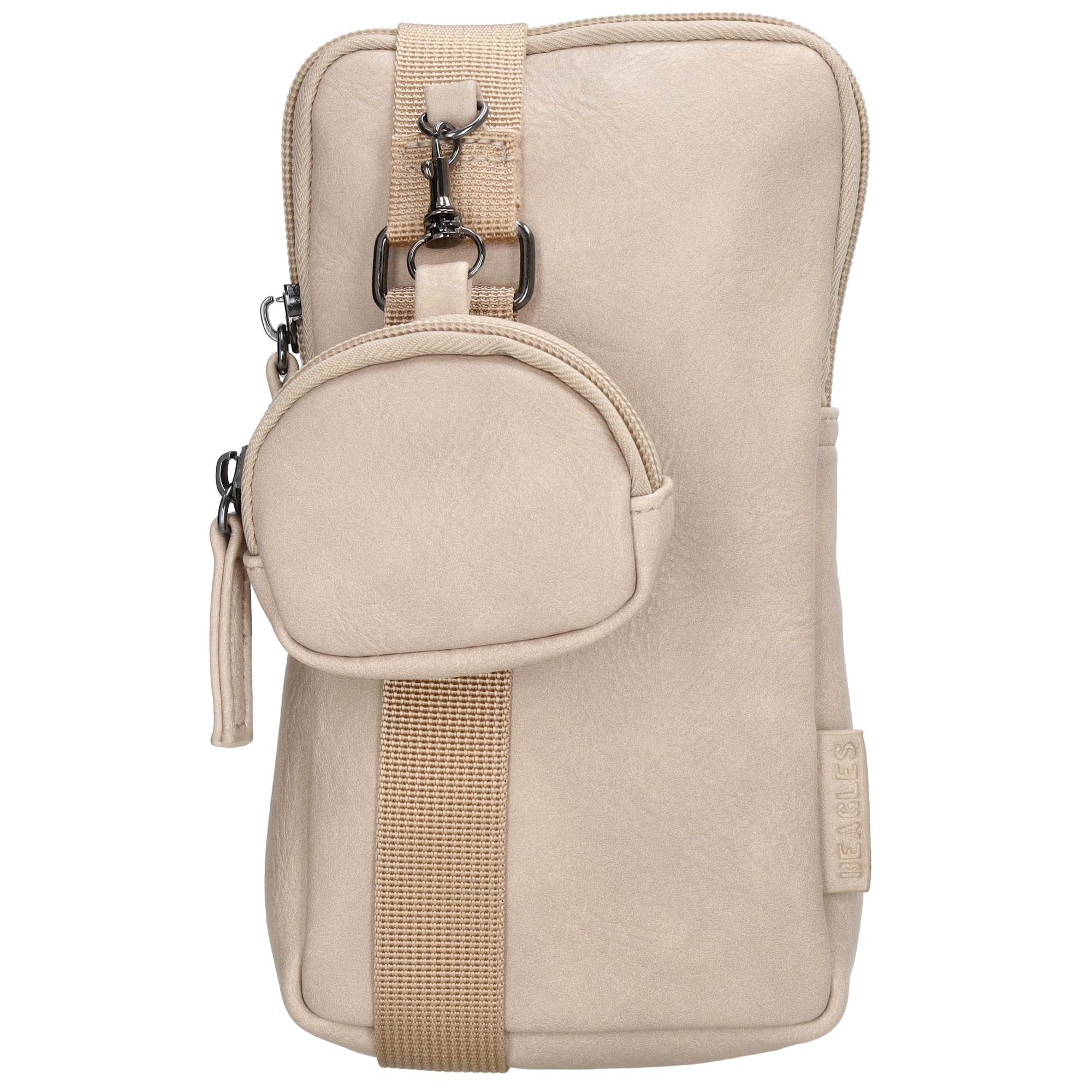 Beagles Ferro crossbody taška na mobil - svetlá taupe