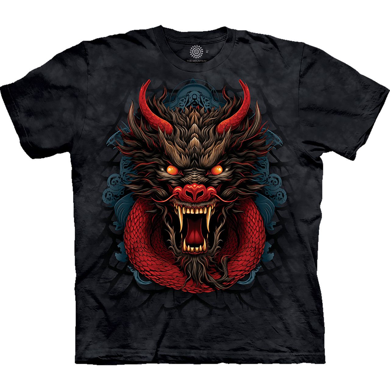 Pánske batikované tričko The Mountain - Dragon Scales Veľkosť: L