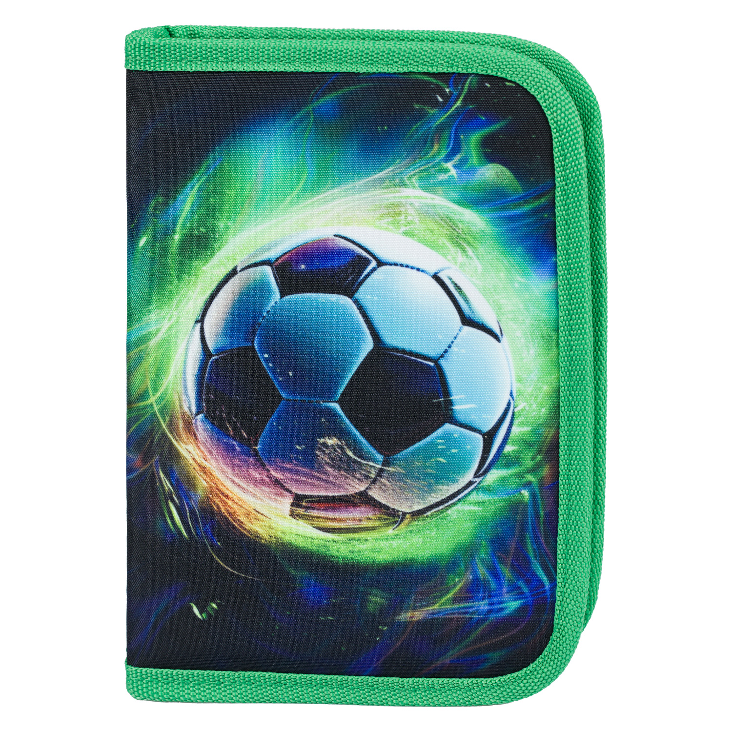 BAAGL Školský peračník jednokomorový Futbal Lopta zelený