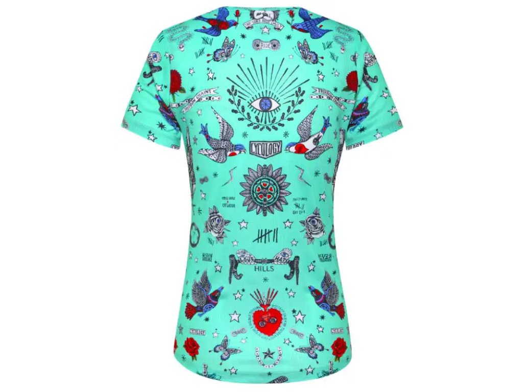 Cycology Dámske technické tričko - Tattoo Veľkosť: XL