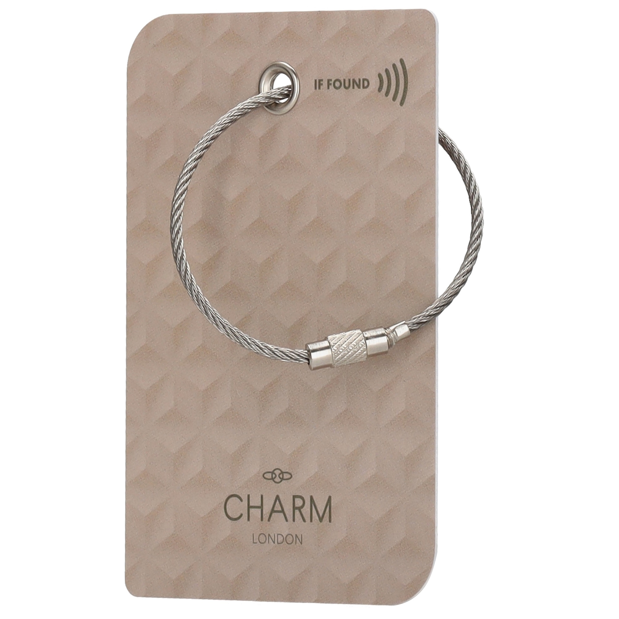 Charm London inteligentný štítok na batožinu Retreev