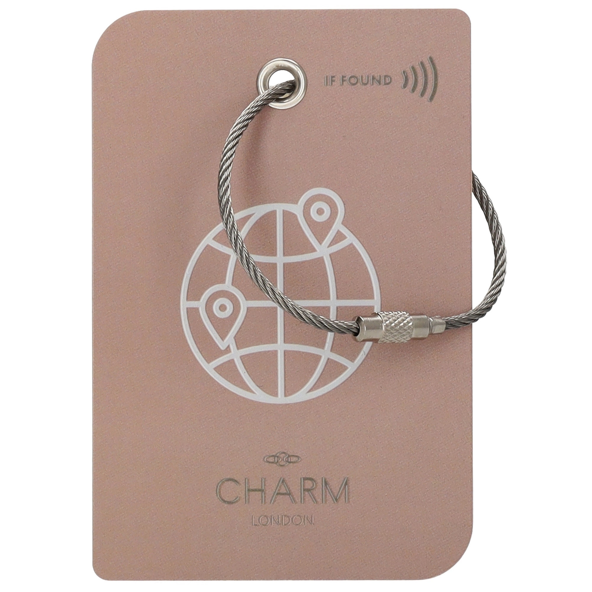 Charm London inteligentný štítok na batožinu Retreev - Globe