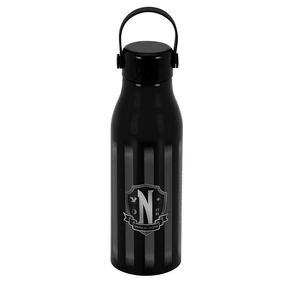 Karactermania WEDNESDAY Original nerezová fľaša s hornou rukoväťou - 500ml