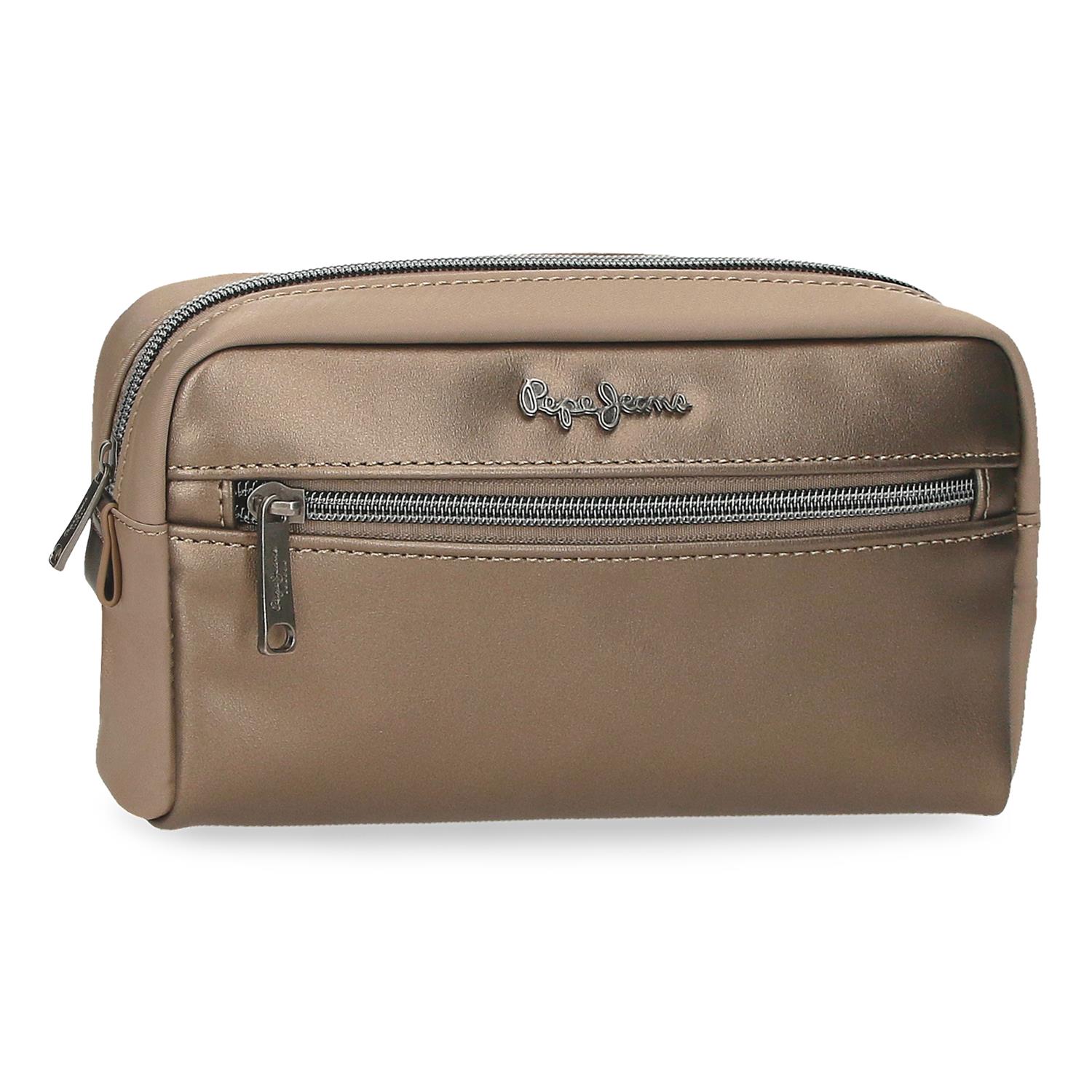Menšia kozmetická taštička Pepe Jeans Ruby - taupe
