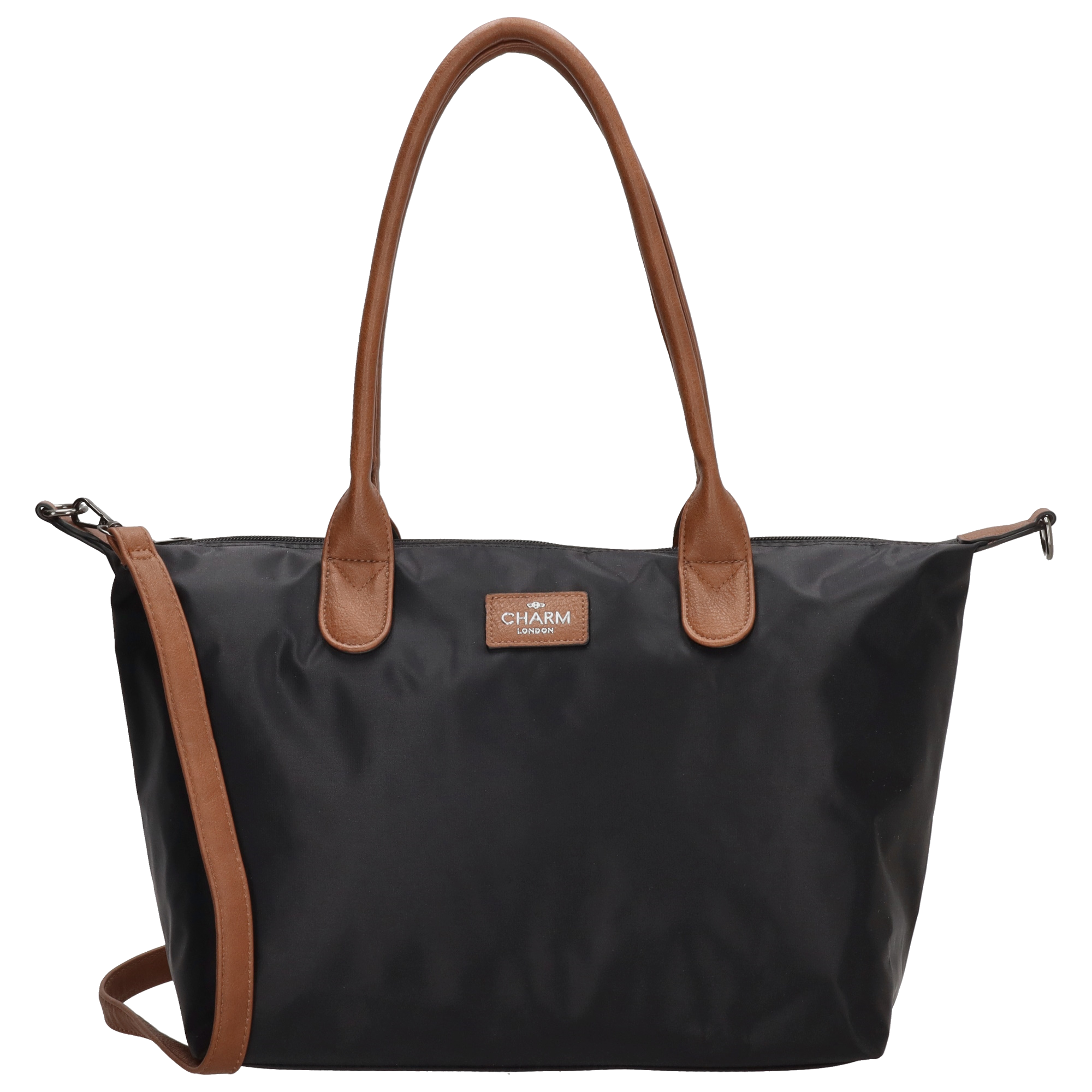 Nákupná shopper taška Charm London Buckingham - 15,5 L - čierna