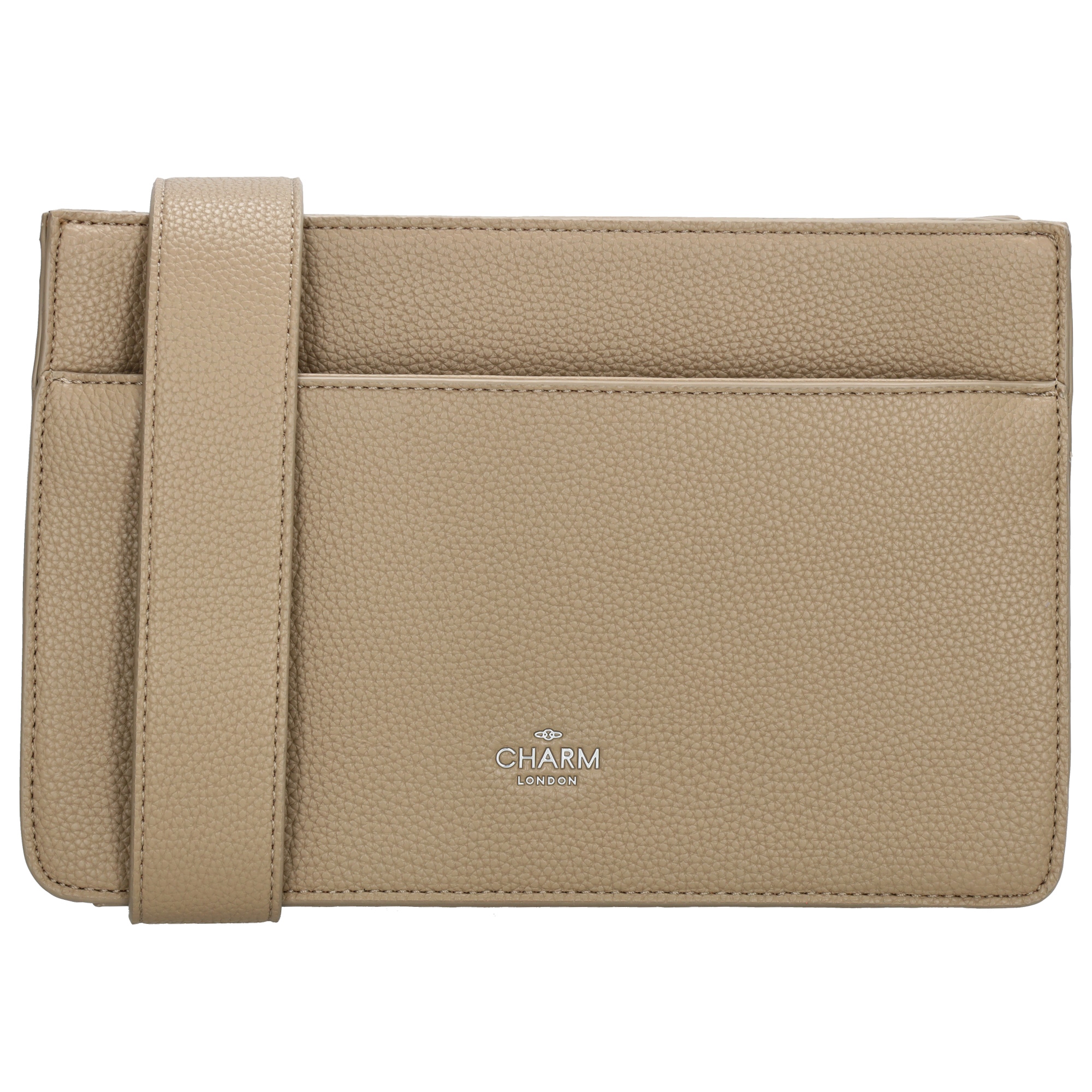 Kabelka cez rameno - Princeton - Charm London - 4 L - svetlá taupe