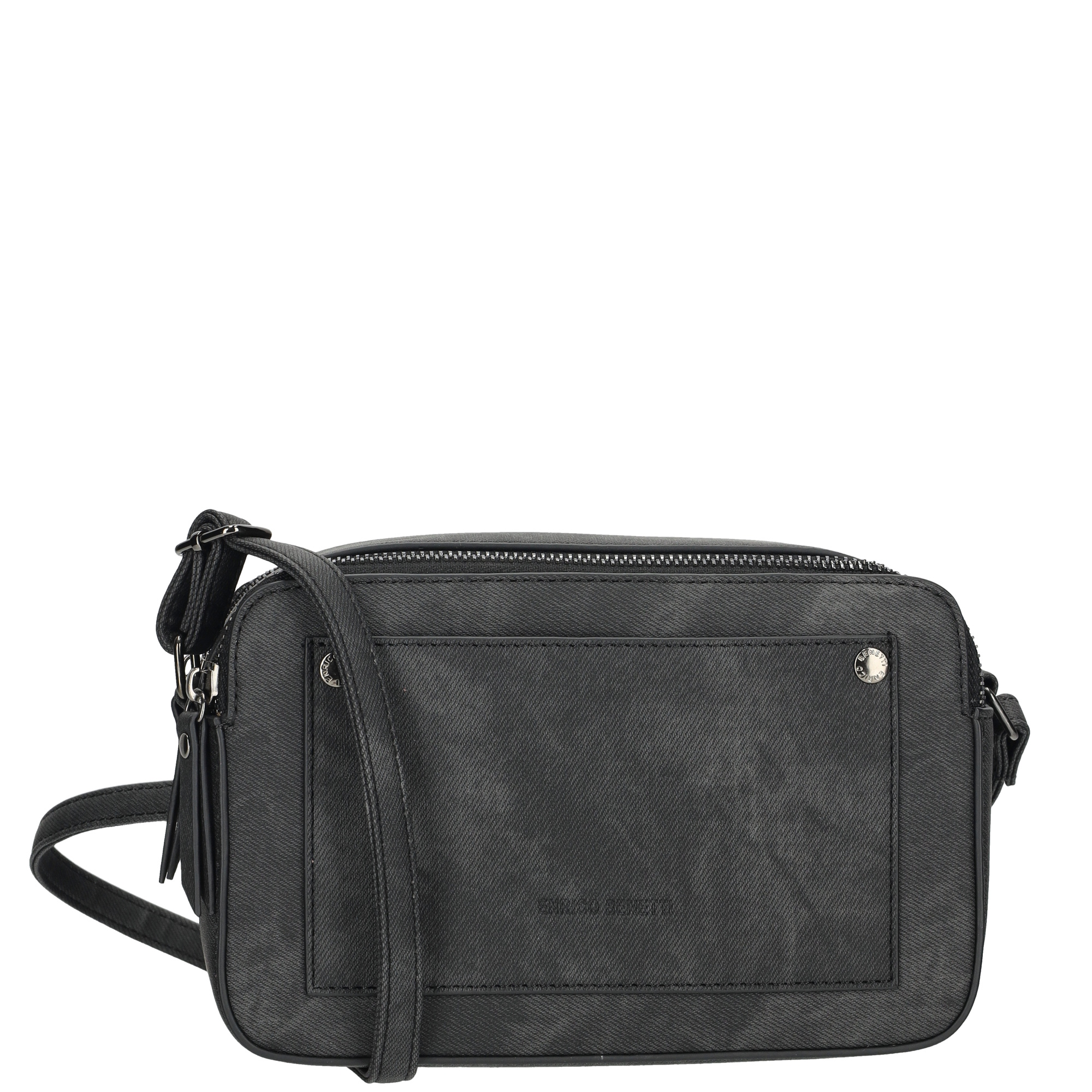 Enrico Benetti Dámska módna crossbody kabelka Chloë 20 cm - čierna