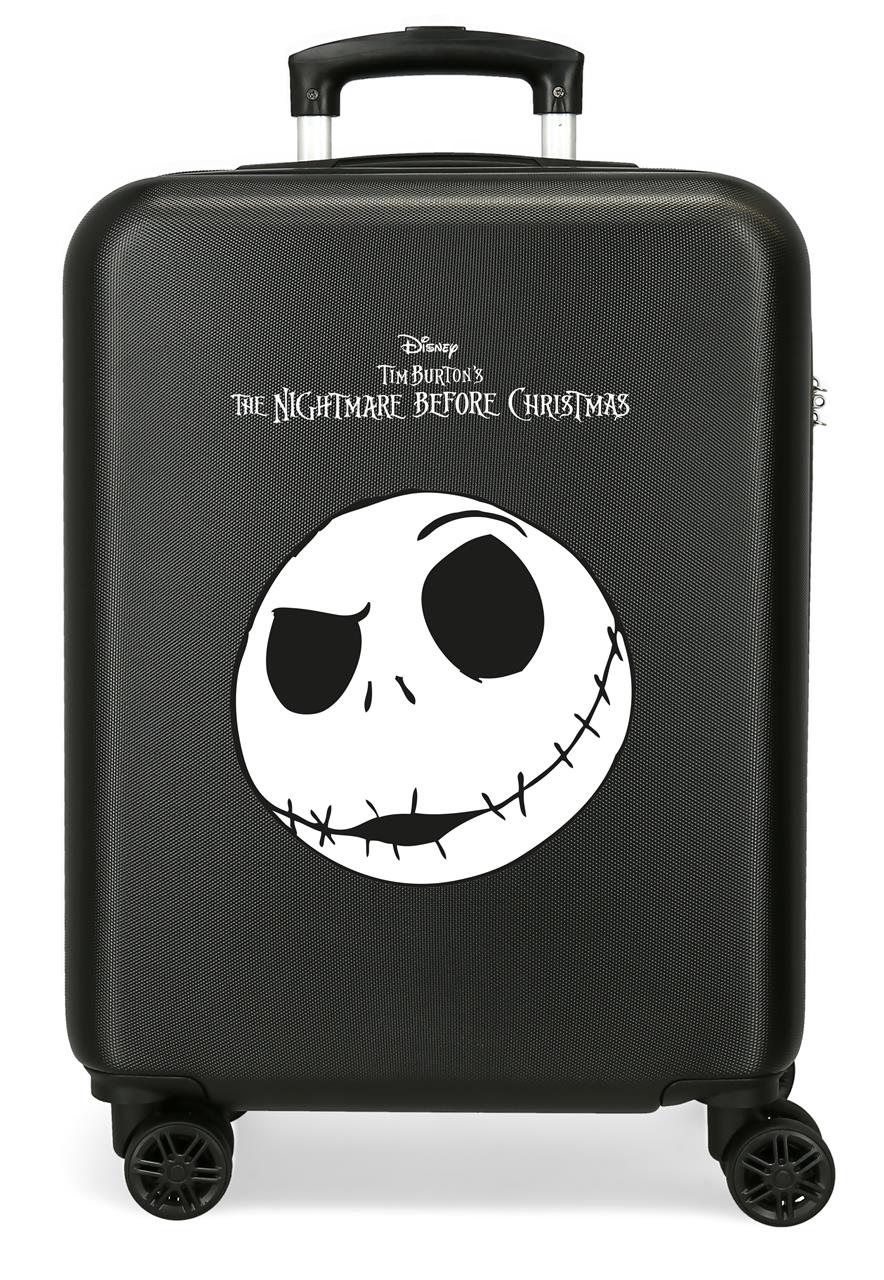 Disney Detský kabínový kufor NIGHTMARE JACK 55 cm - 34 L- čierny