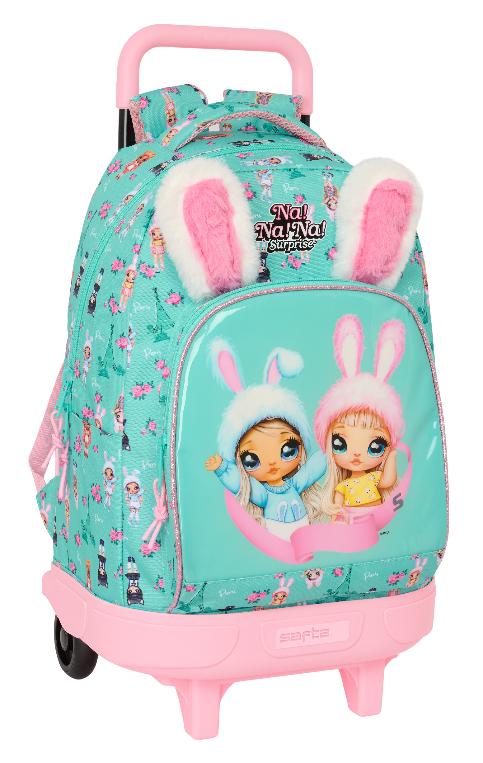 Školský batoh na kolieskach Safta NANANA "Bunny" - 33 L