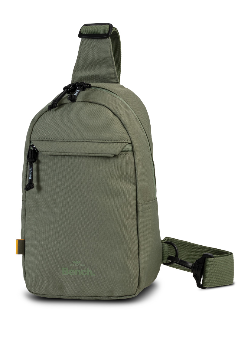 Bench. Pánska sling taška Bench Casual - khaki - 3 L