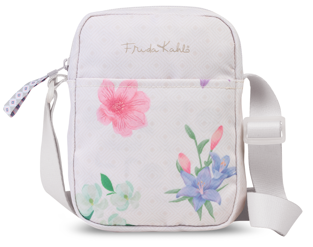 Dámska crossbody taška Frida Kahlo - béžová