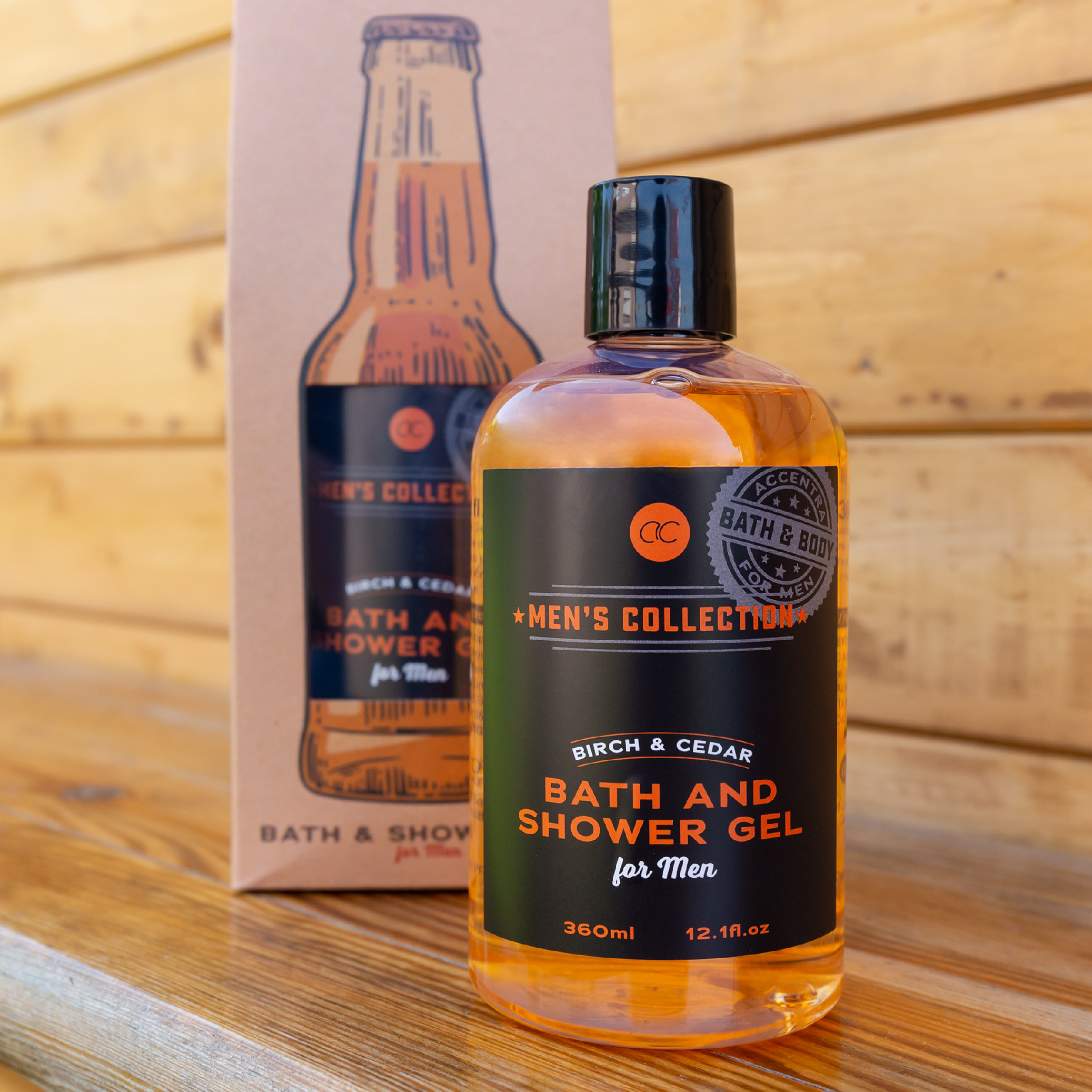 Sprchový gél MEN´S COLLECTION vo fľaši ACCENTRA - 360 ml
