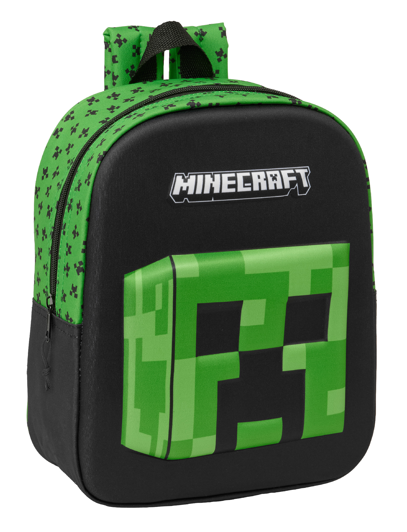 Detský 3D mini batoh Minecraft Safta 6 L - čierny