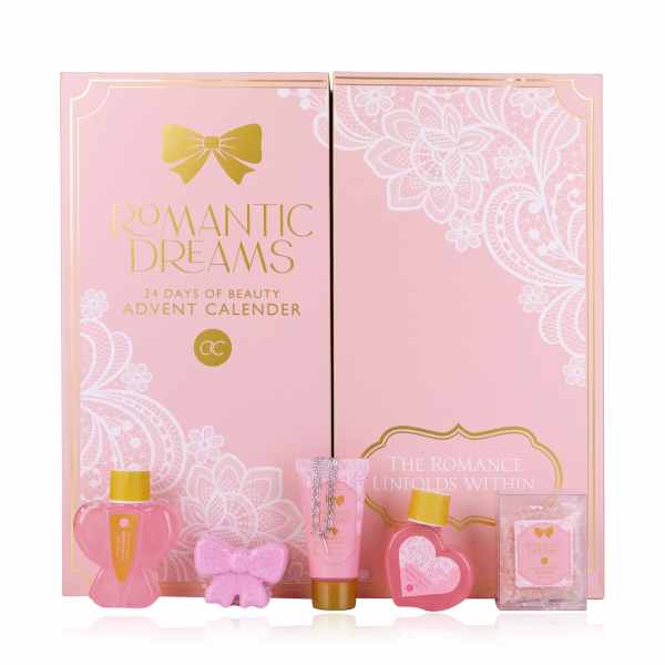 Accentra Adventný kalendár ROMANTIC DREAMS v krabičke v tvare knihy