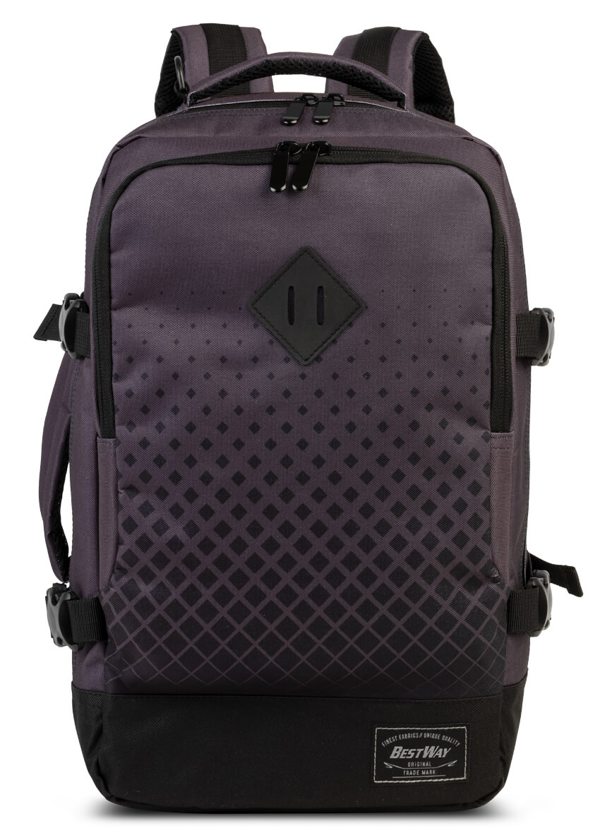 BestWay cestovný batoh Cabin Pro Small - tmavosivý/čierny - 20L