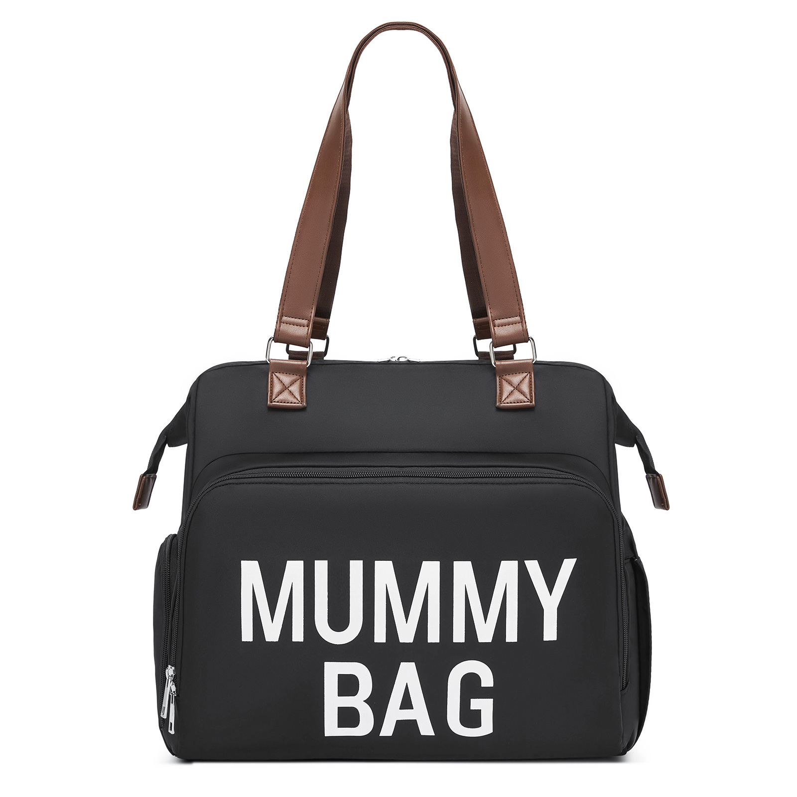 Veľká prebaľovacia taška s priehradkou na topánky Kono - čierna