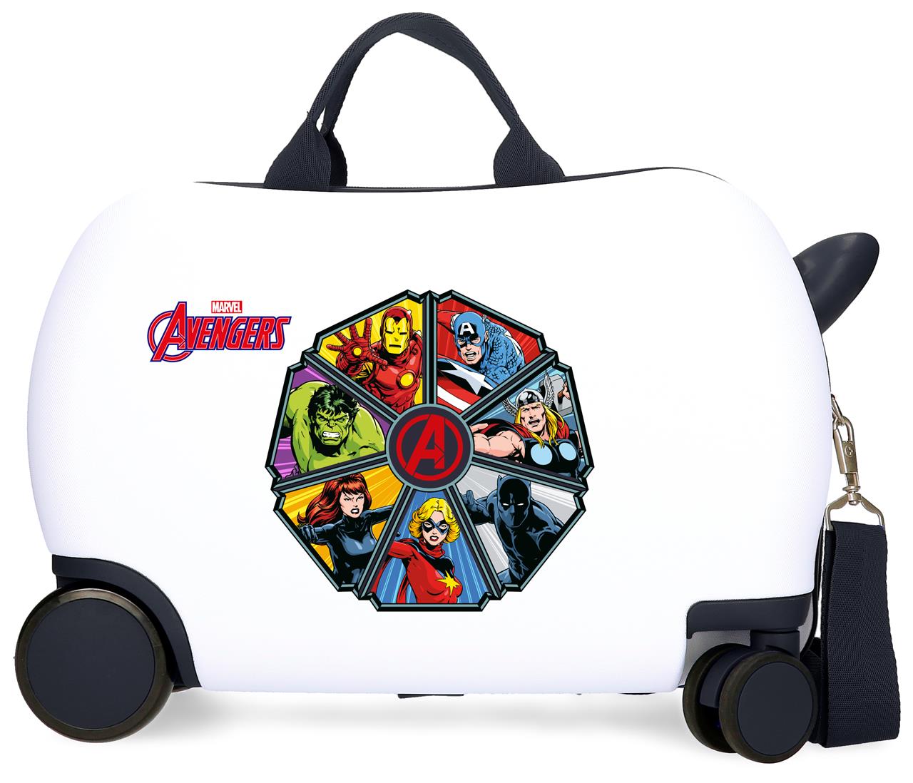 Detský kufrík na kolieskach - odrážadlo - Marvel Avangers - 24,5 L