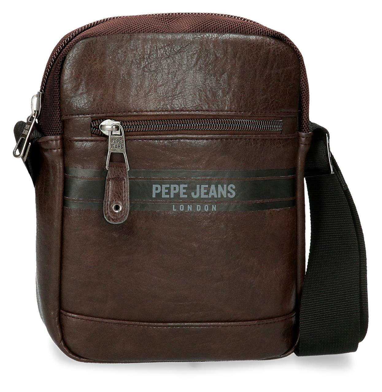Pepe Jeans Horley pánska crossbody taška - hnedá