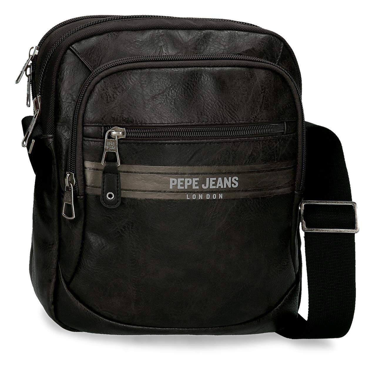 Pepe Jeans Horley crossbody taška na tablet - čierna