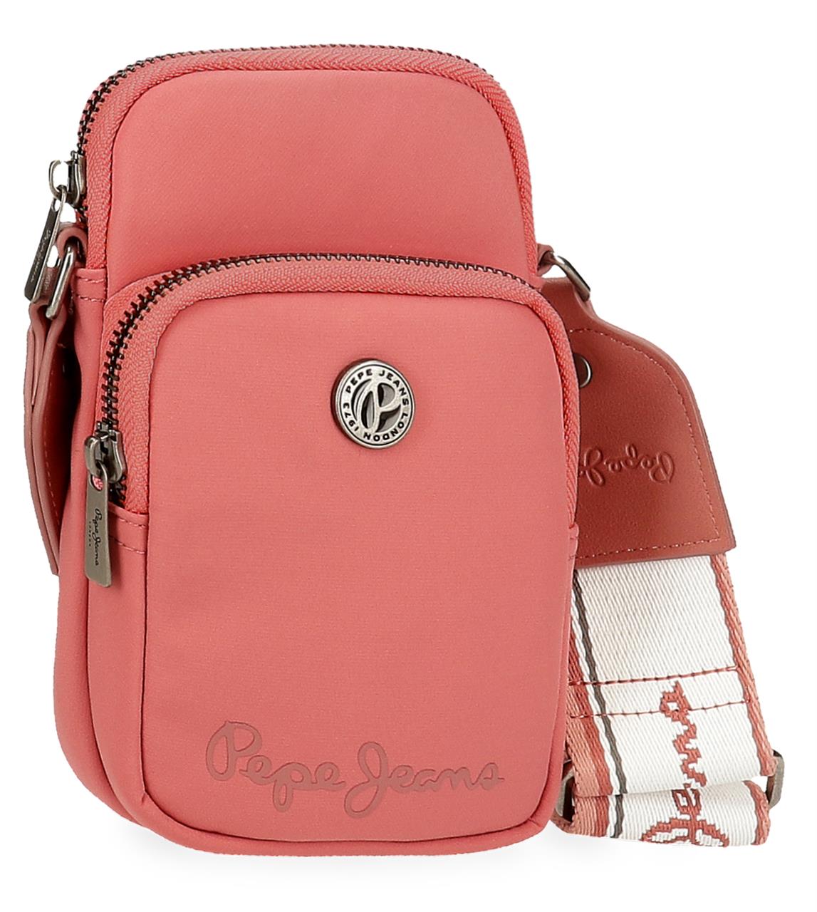 Pepe Jeans Corin dámska taška na mobil - terakota