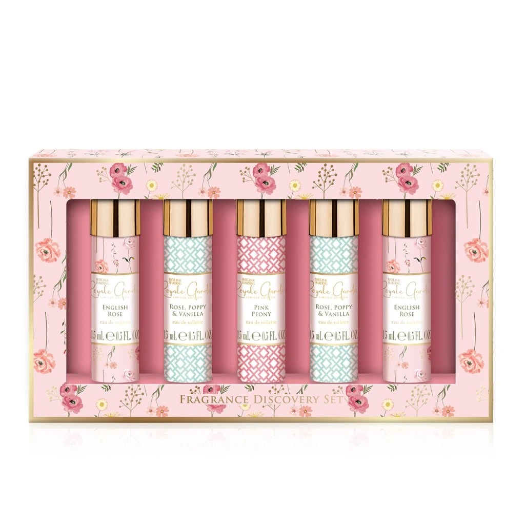 Súprava toaletných vôd - 5 x 15ml - ROYALE GARDEN - Baylis & Harding