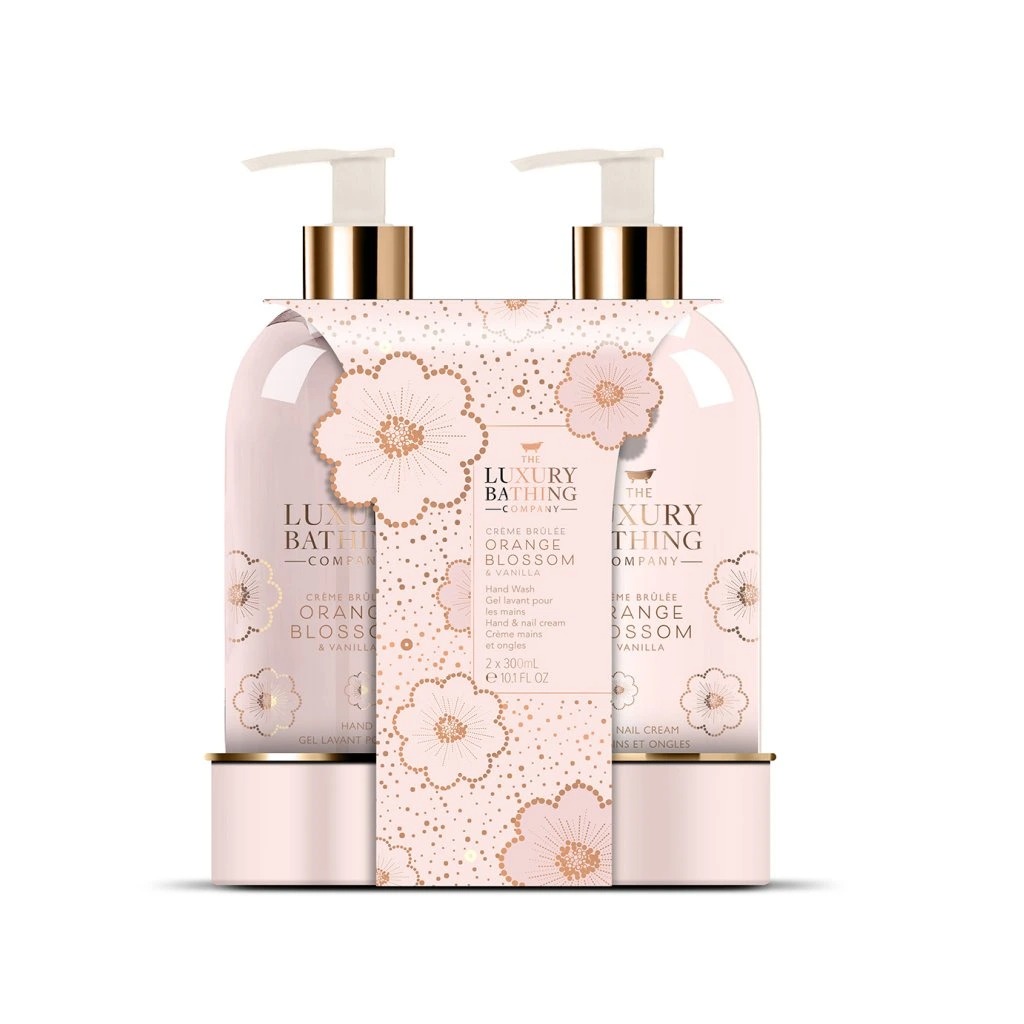 Sada starostlivosti o ruky Creme brulée, Pomarančový kvet & Vanilka - Grace Cole