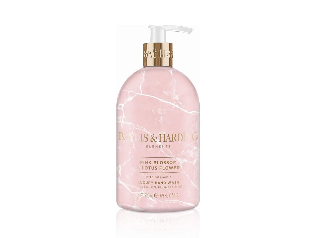 Tekuté mydlo na ruky Elements - Ružový kvet & Lotos - 500 ml - Baylis & Harding