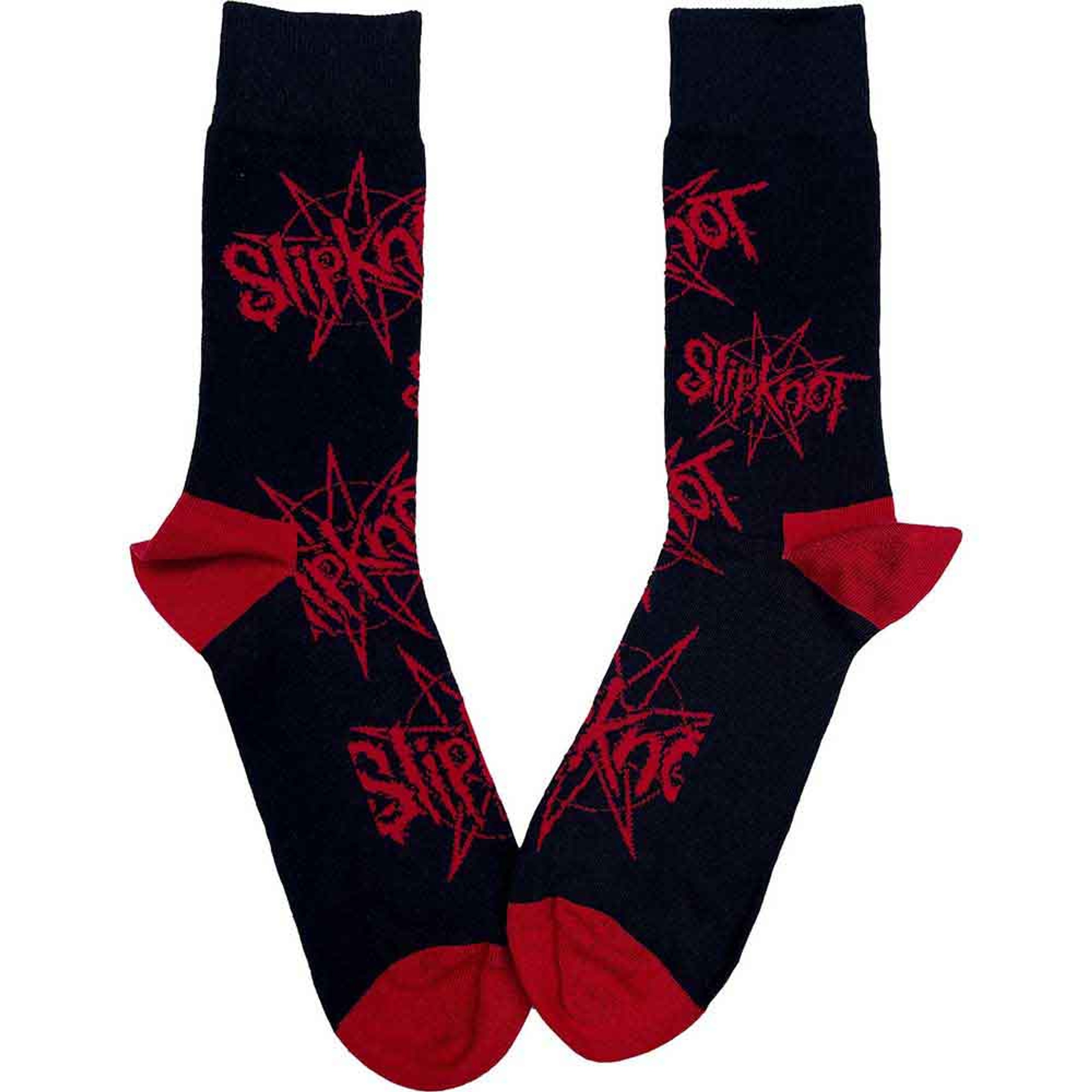 Slipknot ponožky s logom a nonagramom - čierne unisex (veľkosť 40-45)