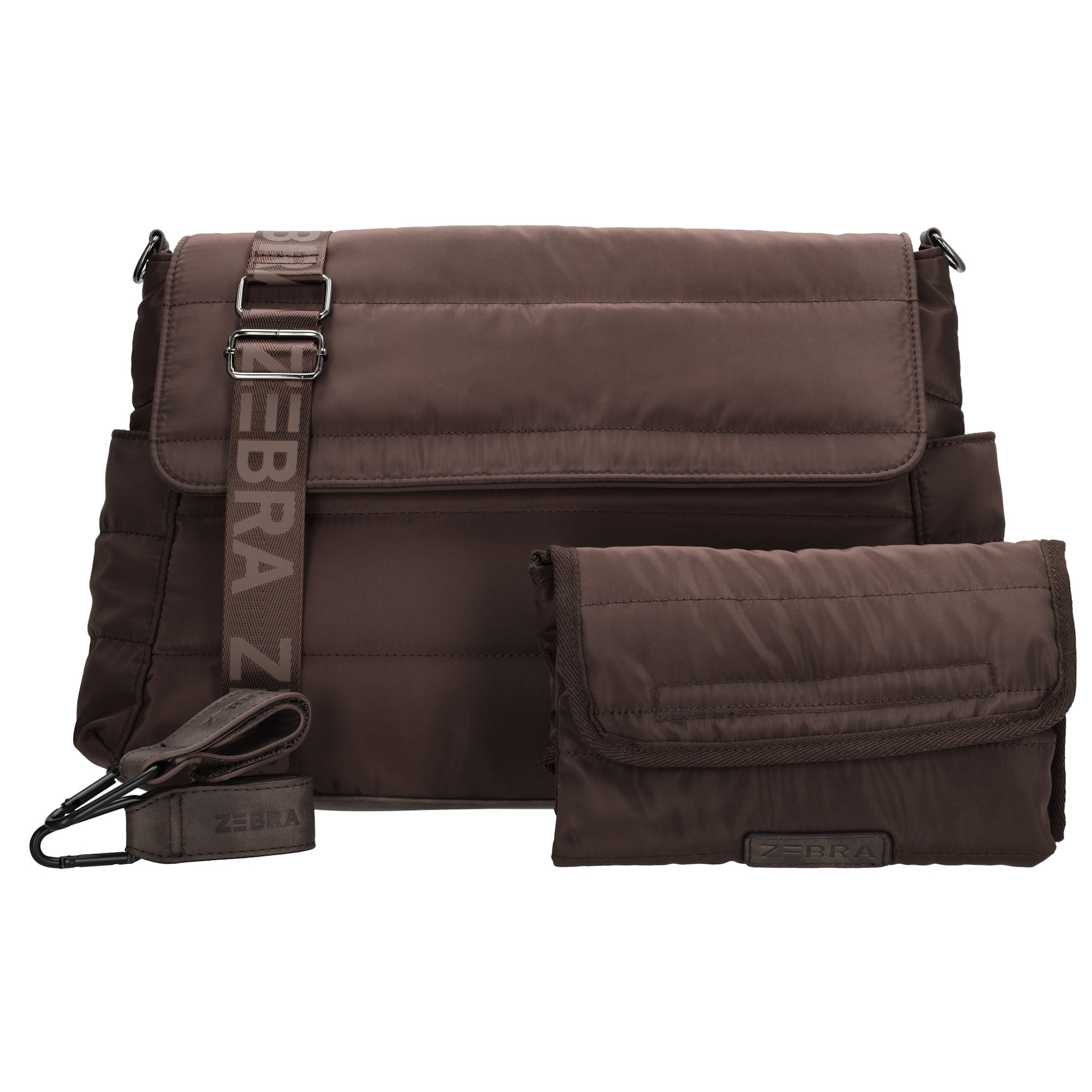 Prebaľovacia taška Zebra Elske 18 L - hnedá