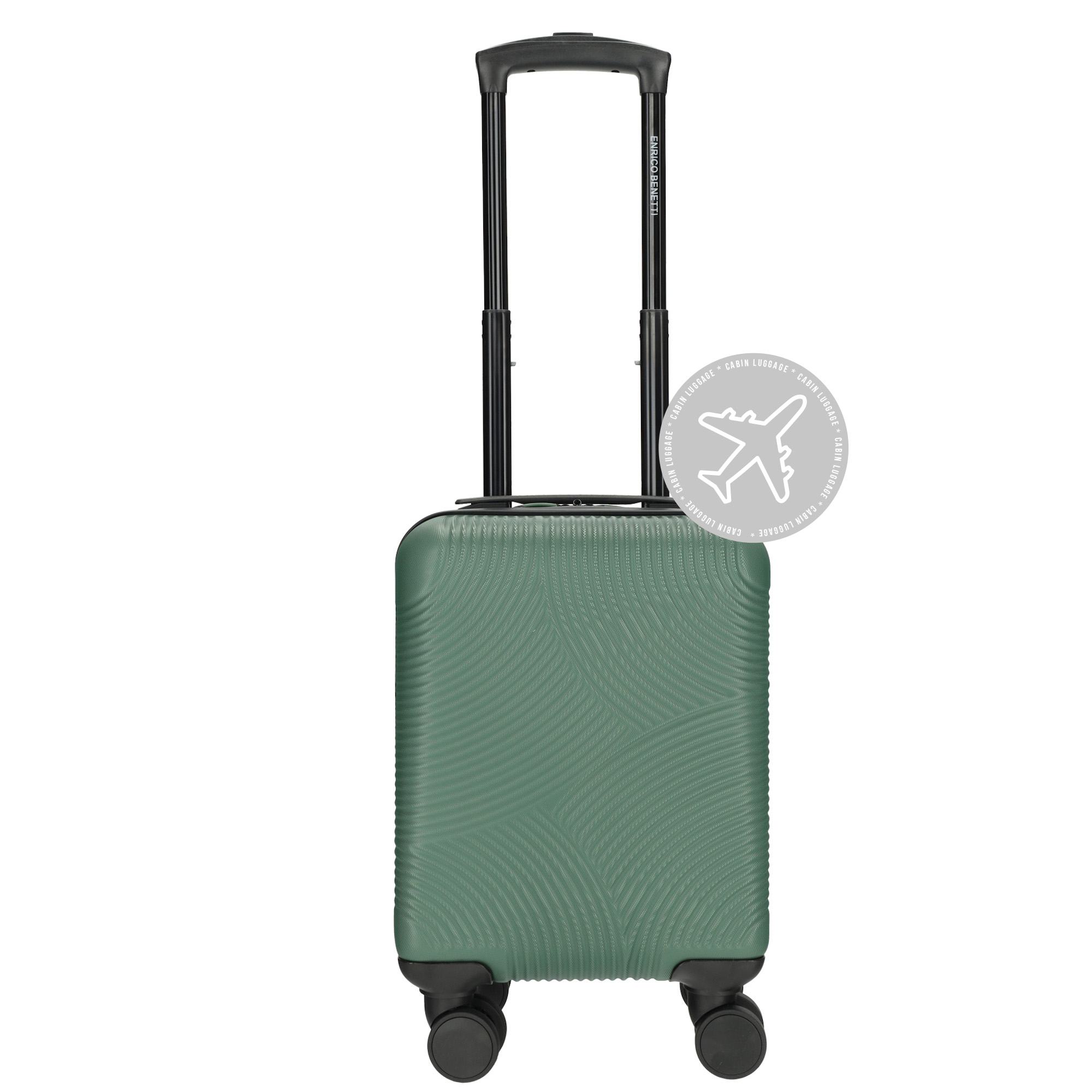 Kabínový kufor podsedadlový ABS 25L Enrico Benetti - olivový